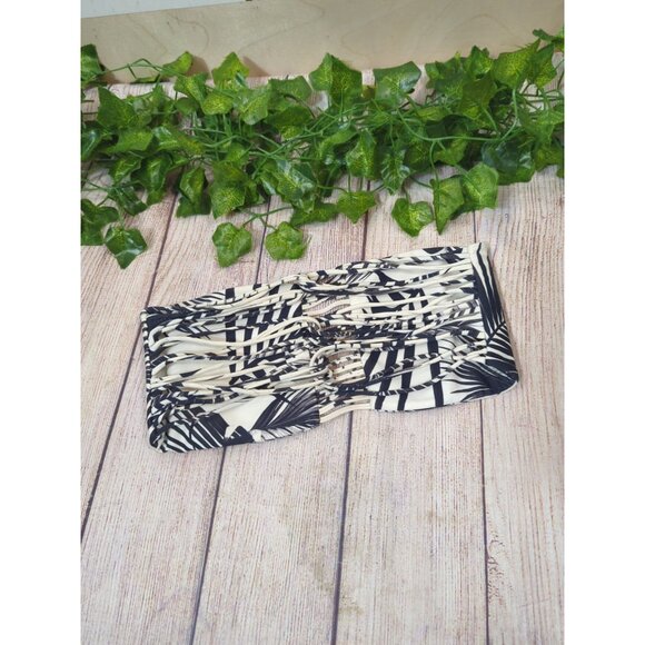 MIKOH Women's Bikini Top Strapless PALM FROND PRINT Classic Size Small - Picture 4 of 6